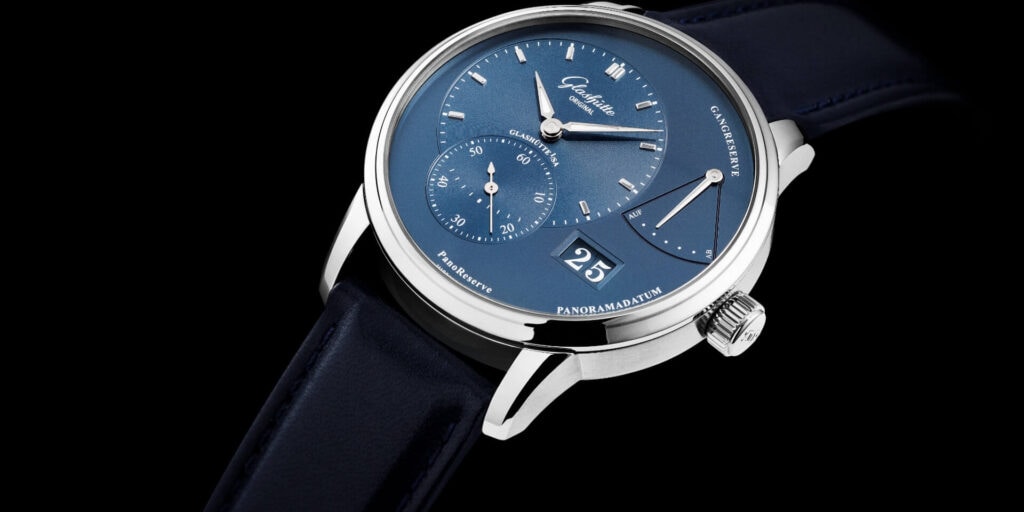 Deep blue dial