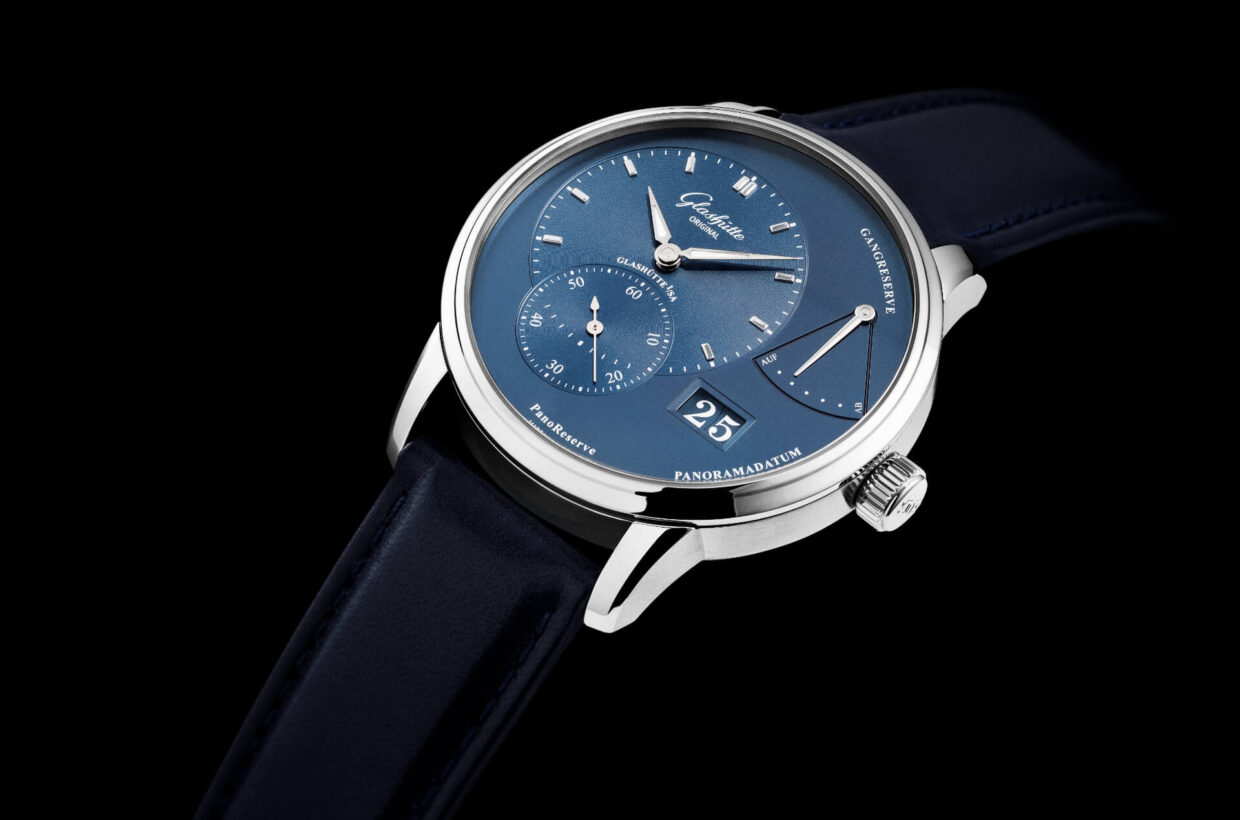 Deep blue dial