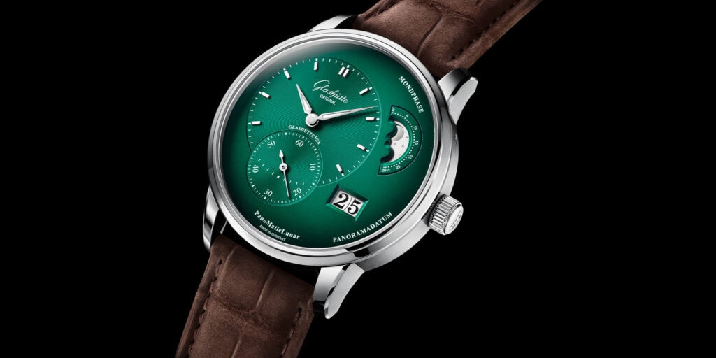 Dark green dial