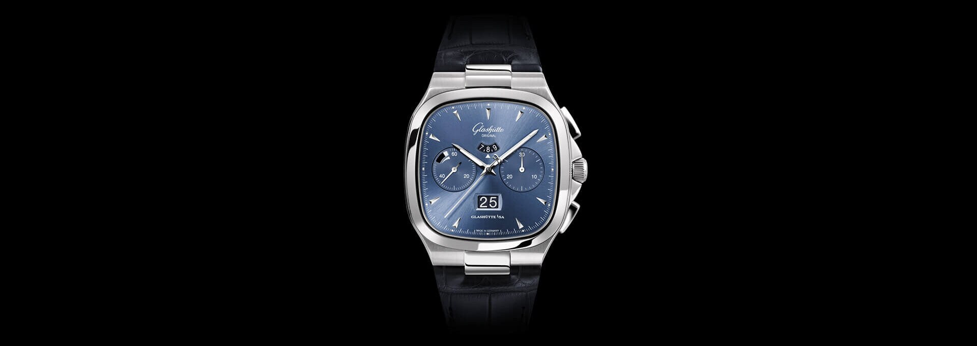 Seventies Chronograph Panorama Date 1 37 02 03 02 33 Glashutte Original Seventies Chronograph Panorama Date 1 37 02 03 02 33 Glashutte Original