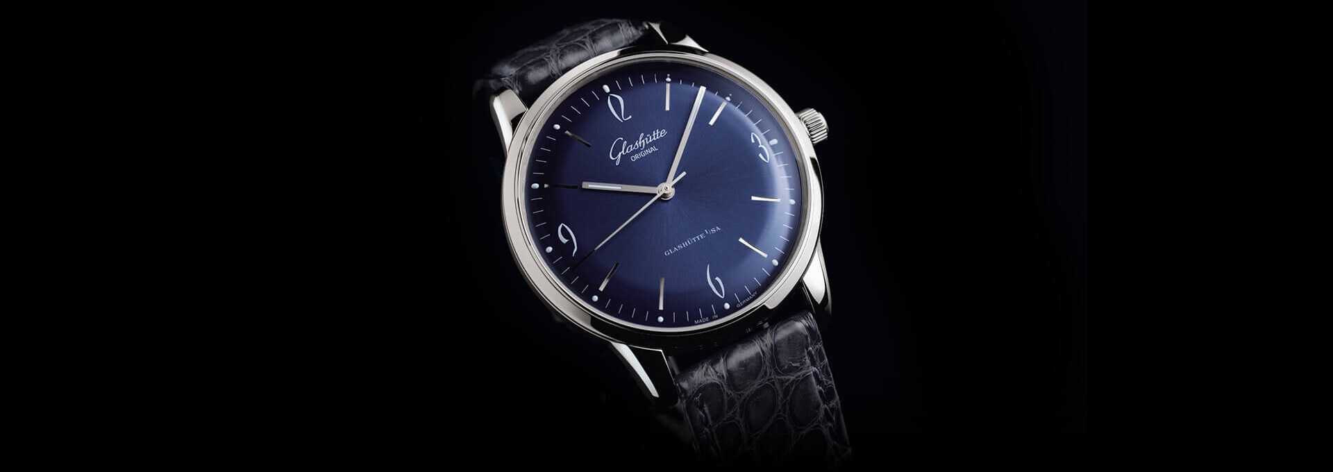 グラスヒュッテ・オリジナル GLASHUTTE ORIGINAL 1-39-52-03-02-04 セネタ シックスティーズ 自動巻き メンズ 保証書付き_764909