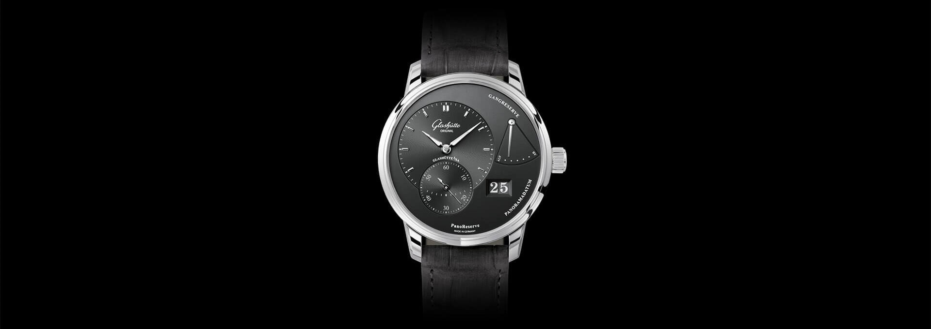 グラスヒュッテ オリジナル GLASHUTTE ORIGINAL 1-65-01-23-12-62 ダークグレー メンズ 腕時計