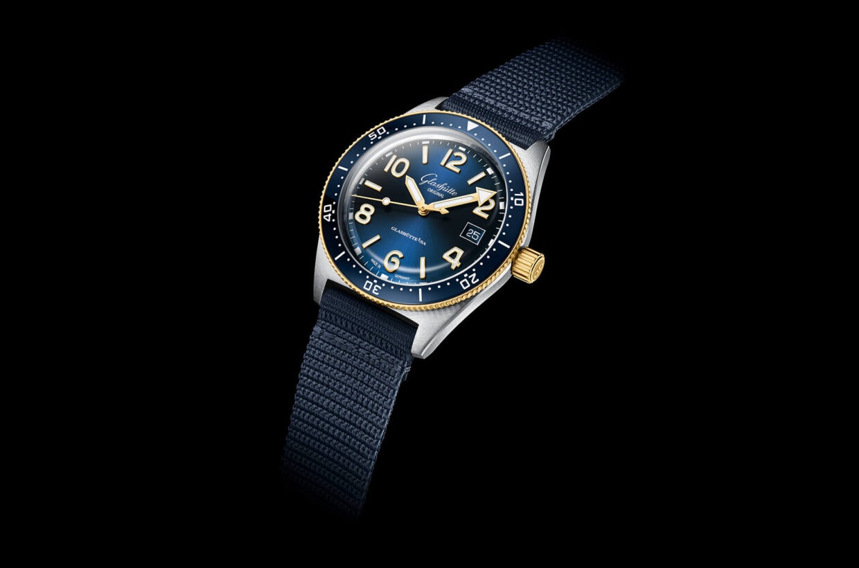 グラスヒュッテ オリジナル GLASHUTTE ORIGINAL 1-39-11-10-90-33 ガルバニックブルー メンズ 腕時計