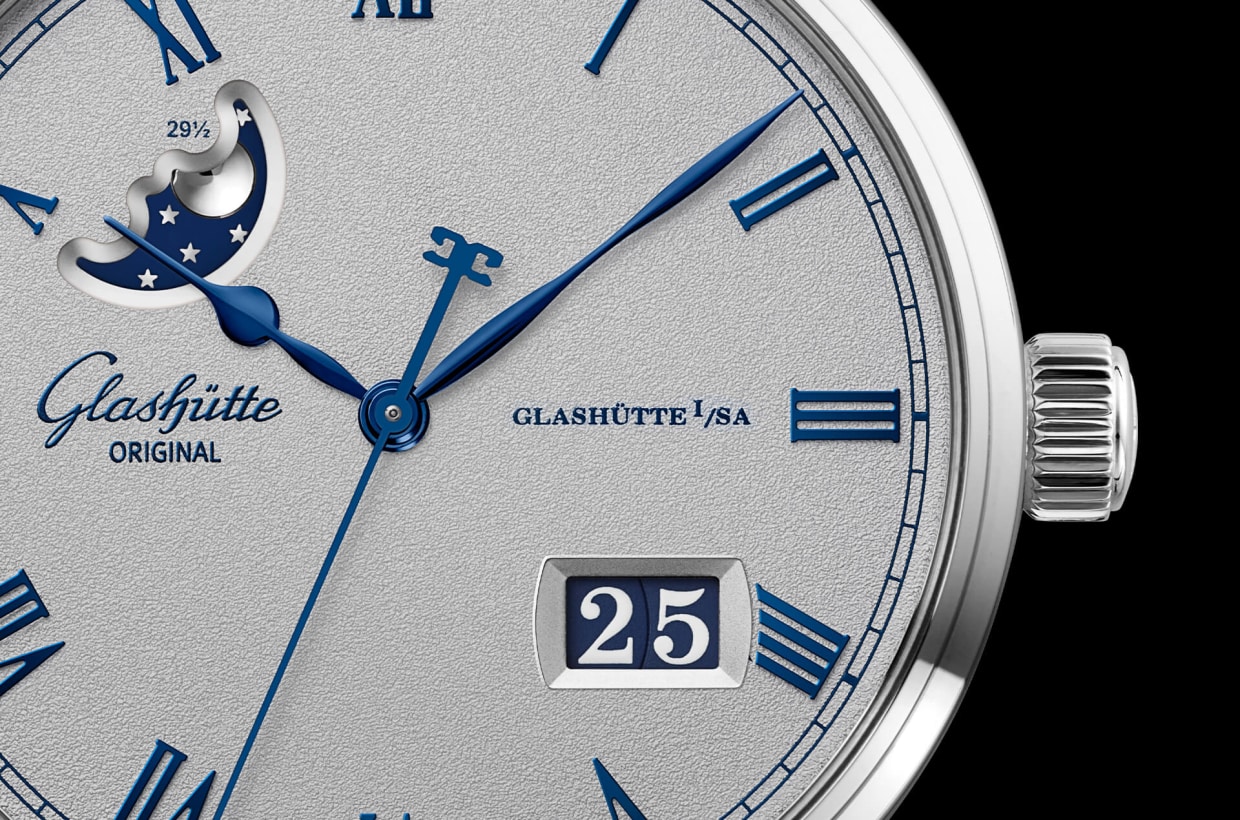 议员卓越大日历月相腕表1-36-24-02-02-61 - Glashütte Original