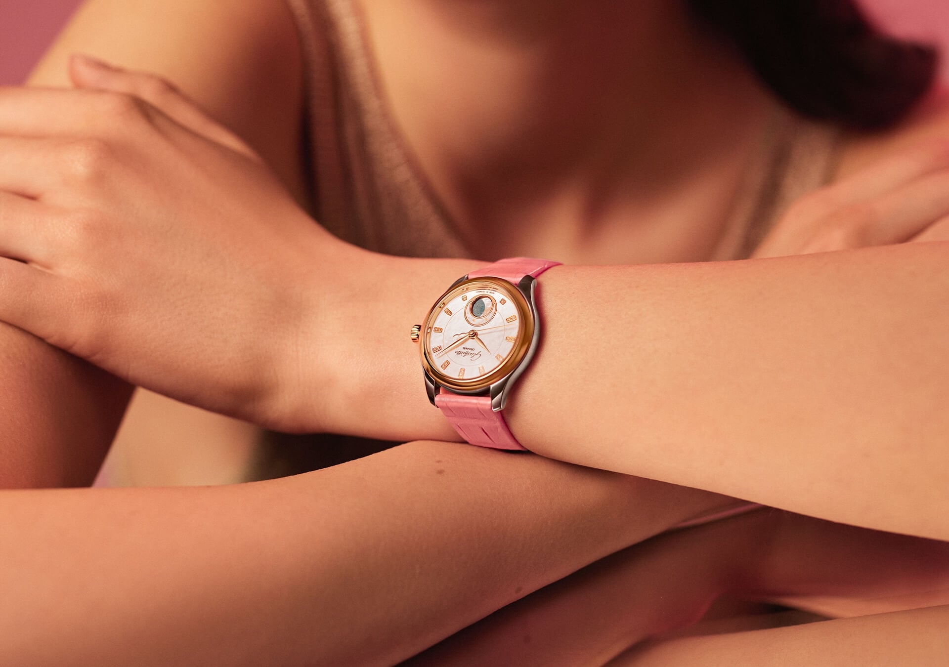 Runaページ Glashutte Original Lady Serenade Luna White MOP 32mm 1-35-14