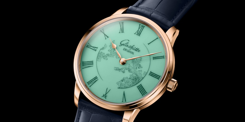 Exceptional timepiece in red gold