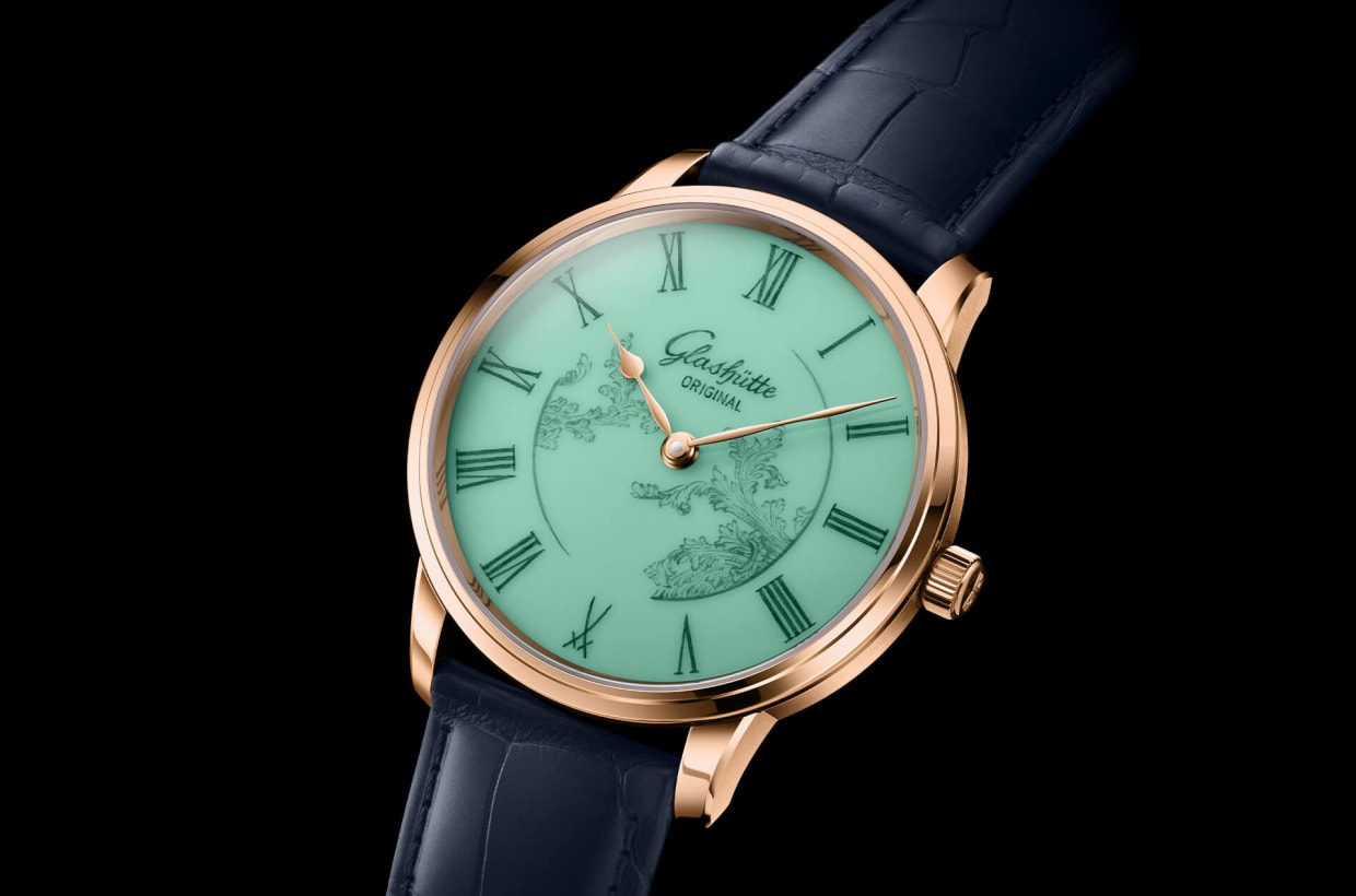 Exceptional timepiece in red gold