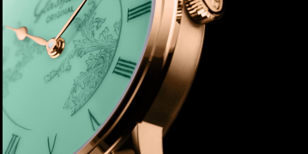 Celadon green dial