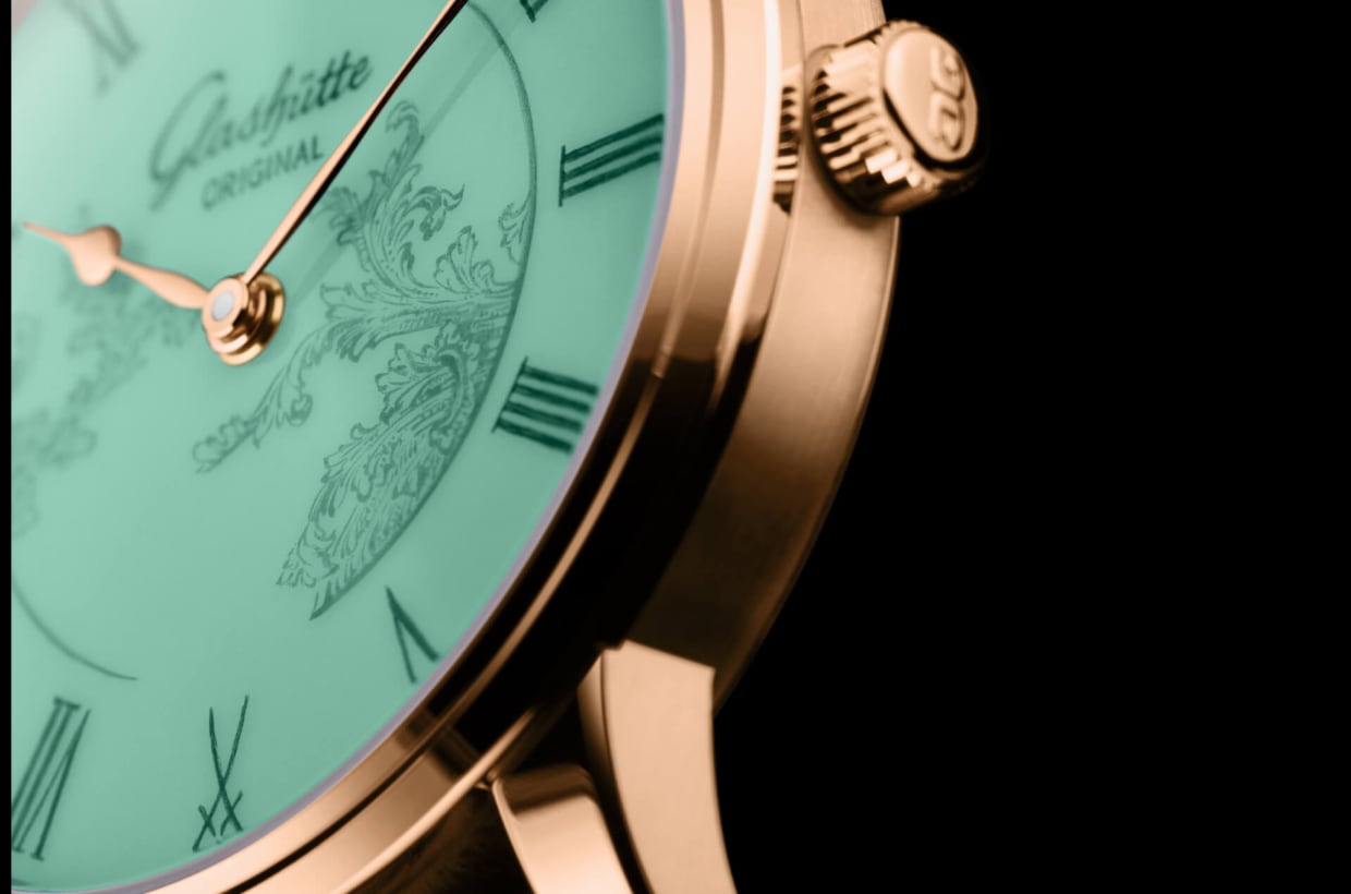 Celadon green dial