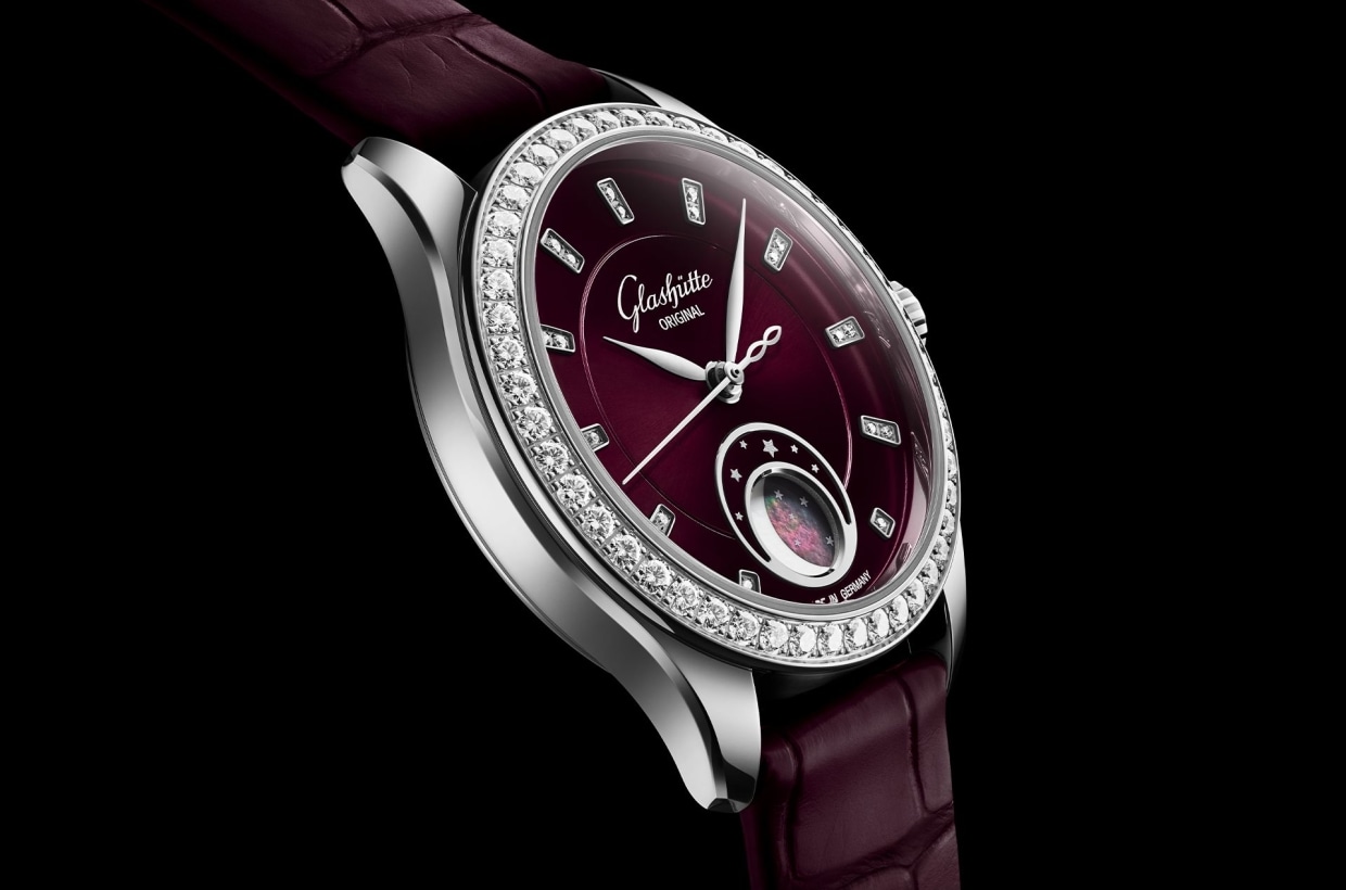 パープル ベルベットの文字盤