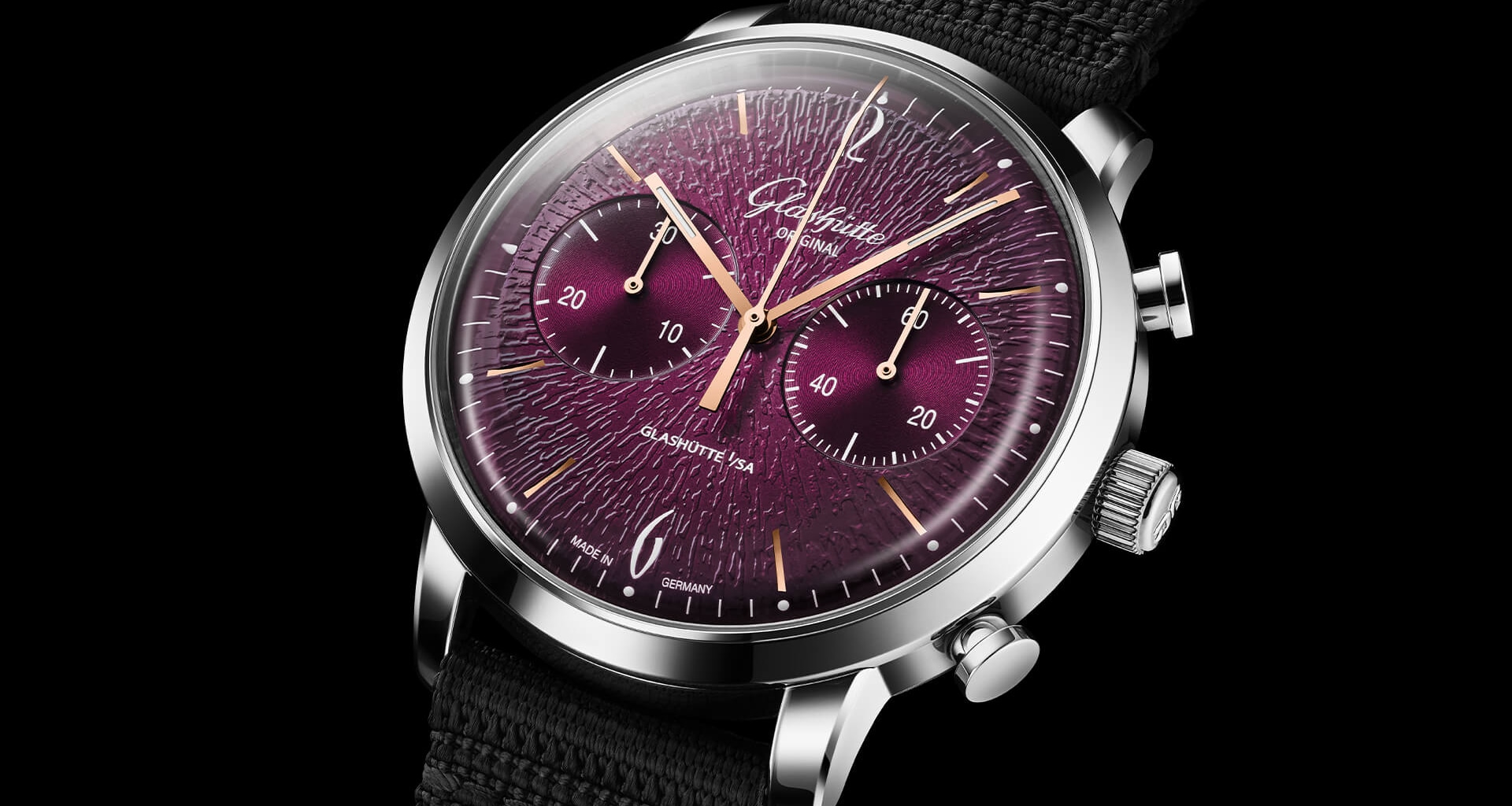 みぐもす。ページ シックスティーズ ・クロノグラフ 1-39-34-08-22-04 - Glashütte Original