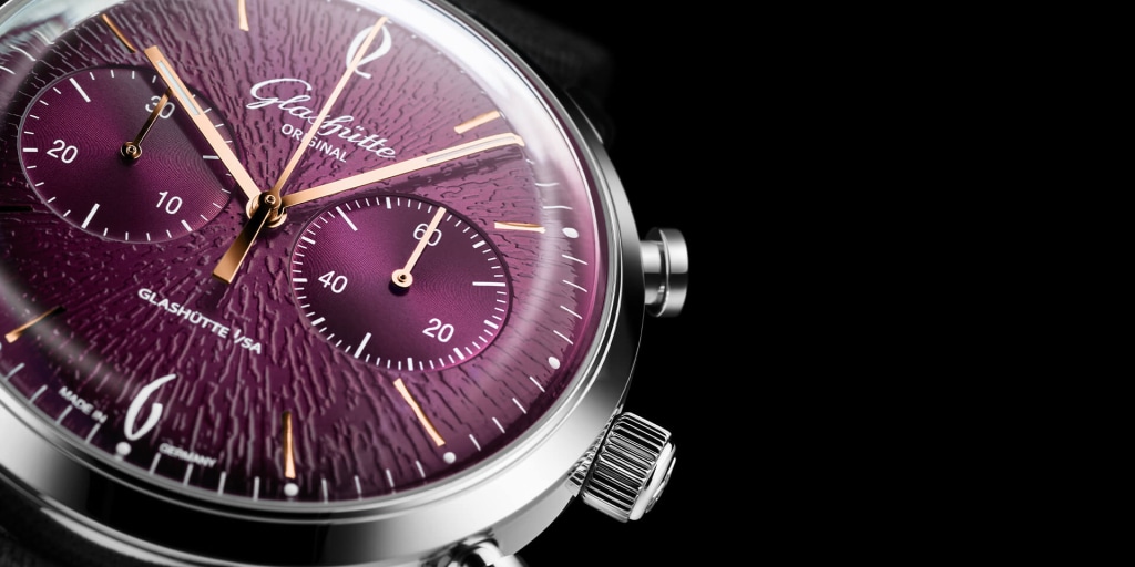 シックスティーズ ・クロノグラフ 1-39-34-08-22-04 - Glashütte Original