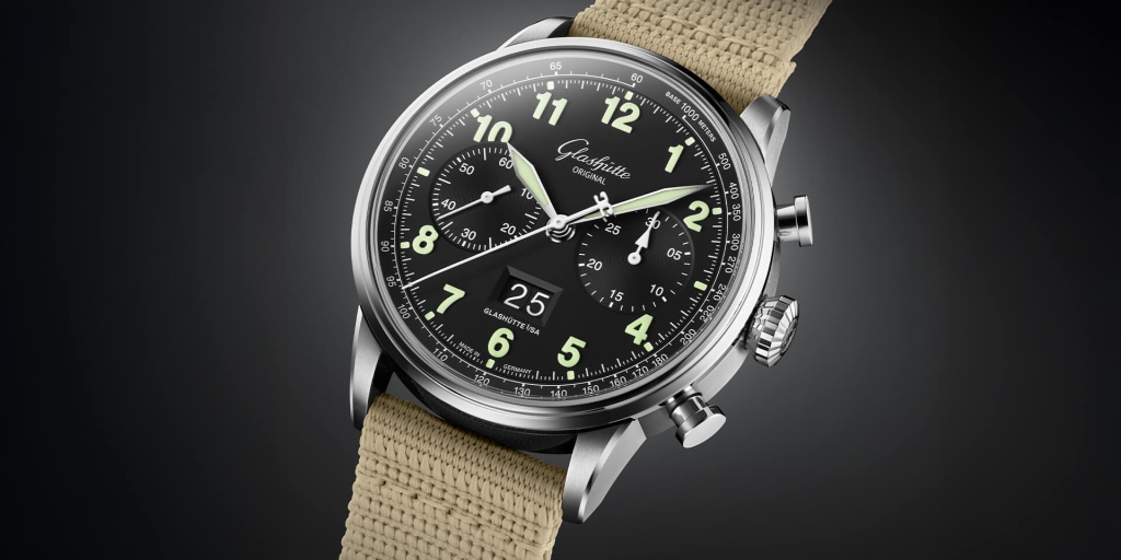 Exquisite chronograph in stainless steel