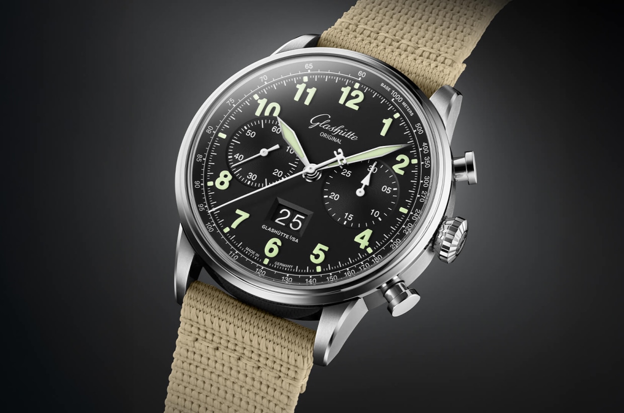 Exquisite chronograph in stainless steel