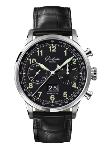 Senator Chronograph Navigator, Louisiana Alligator leather strap (1-37-24-20-12-61) 